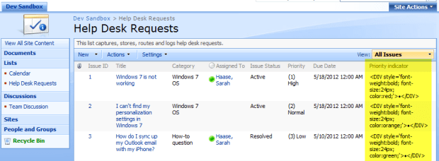 Using calculated columns to add color coding to your SharePoint lists ...