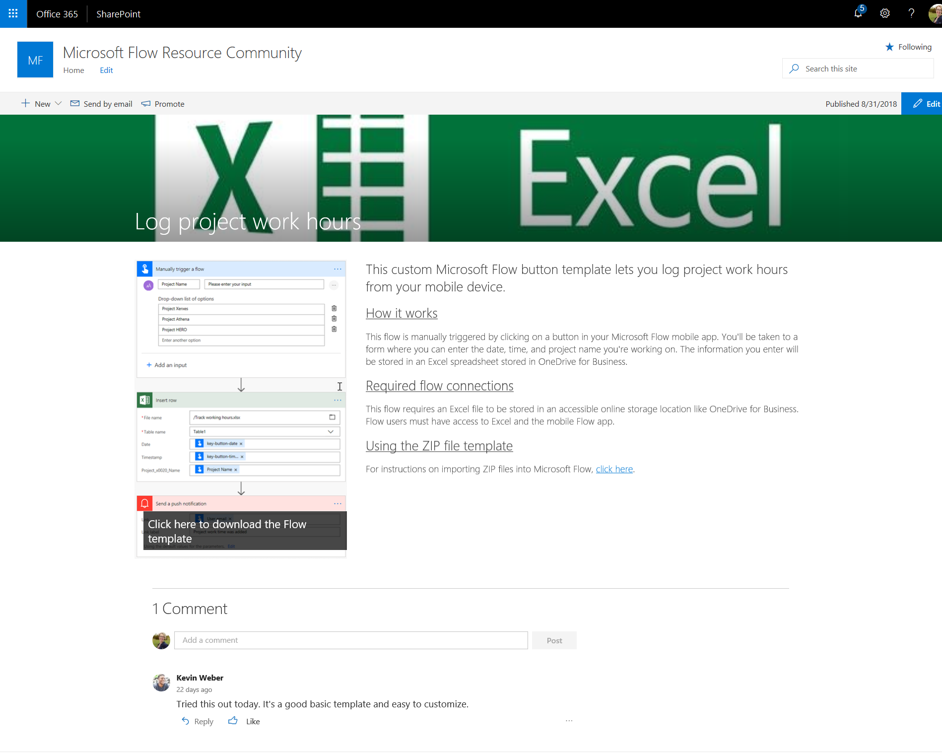 Creating a custom Microsoft Flow template gallery for your organization ...