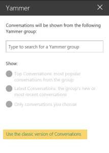 Yammer web part 02