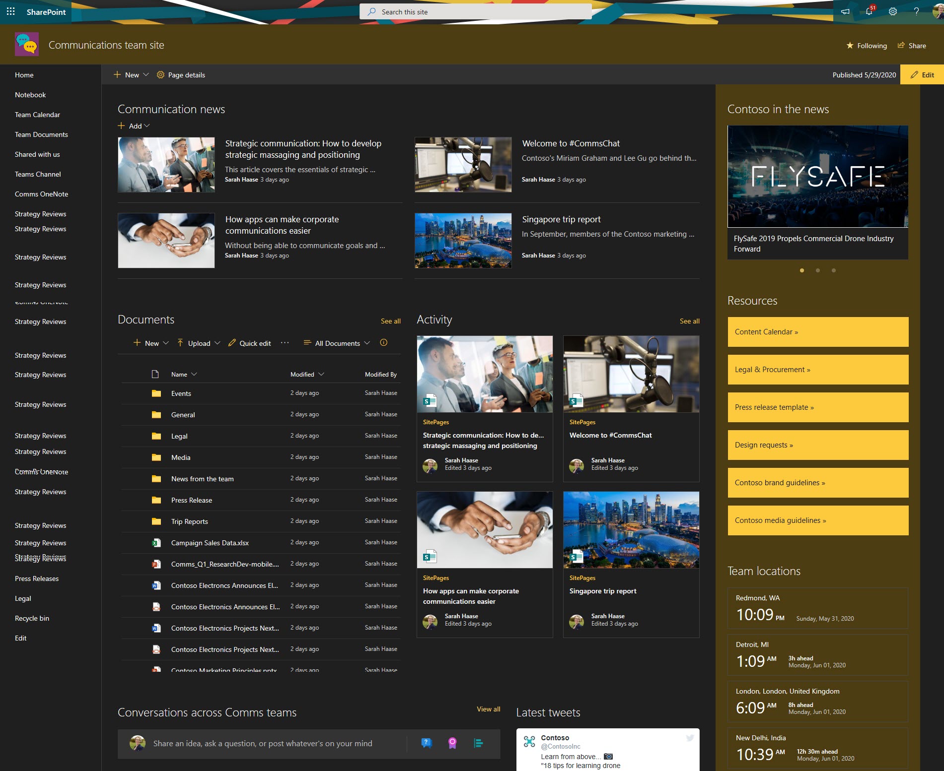 Hub site branding - 05